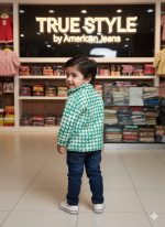 Boys Printed Zip-Up Shirt Jacket – Casual Winter Wear - Image 2